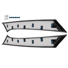 Pair Windshield Outer Trim Pillar Molding BA8Z7403136AA For Ford Flex 2009-2019