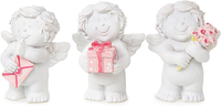 3 Kleine Schutzengel Engel Figuren Geschenk Weihnachten 5 Cm Rosa Weiß Kleinigke
