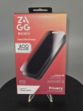 ZAGG Apple iPhone 16 Pro Glass Elite Privacy Screen Protector