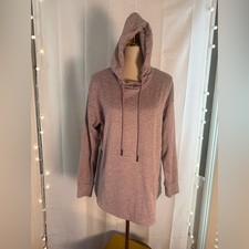 Serene Tangerine Two-Tone Hoodie Mauve/Gray Women s M