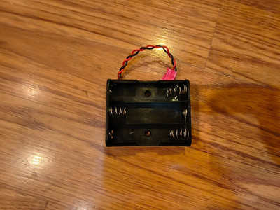Genuine Futaba Transmitter 4PM 4PV 4AA Battery Box with Futaba J-Connector New