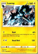 Carta Pokemon Luxray 062/192 Holo Rara SWSH02: Scontro Ribelle LP