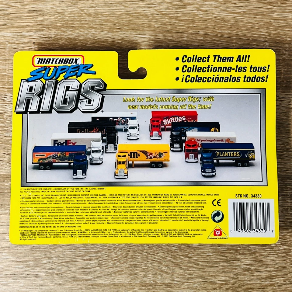 Ford Aeromax Pepsi Super Rigs White Matchbox Convoy Container Transporter - Image 4 of 4