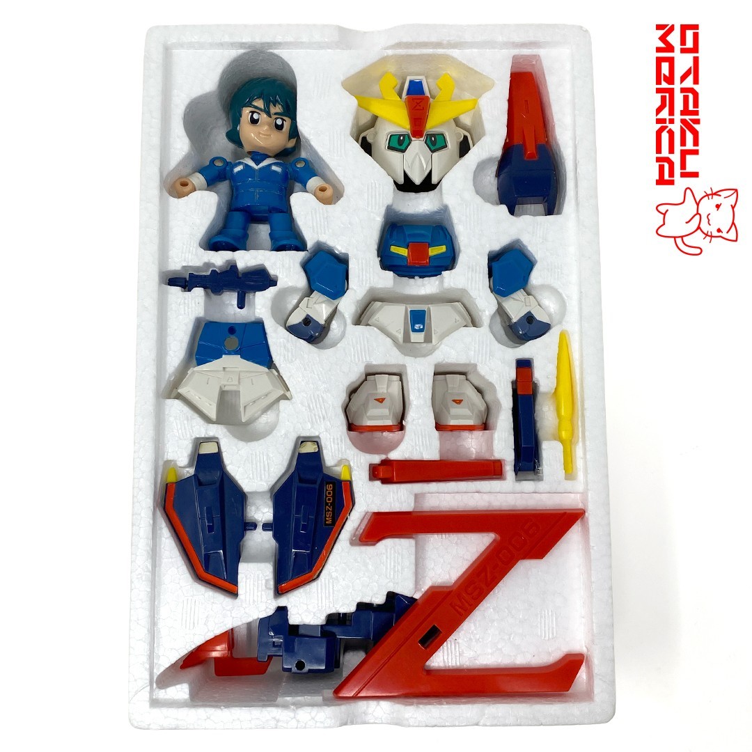 Bandai 1988 SD Gundam Cloth Series No.5 Zeta Gundam Vintage Figure