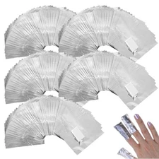 400 Pcs Nail Polish Remover Gel Nail Foil Wraps Aluminum Soak Off Gel Nail Wraps