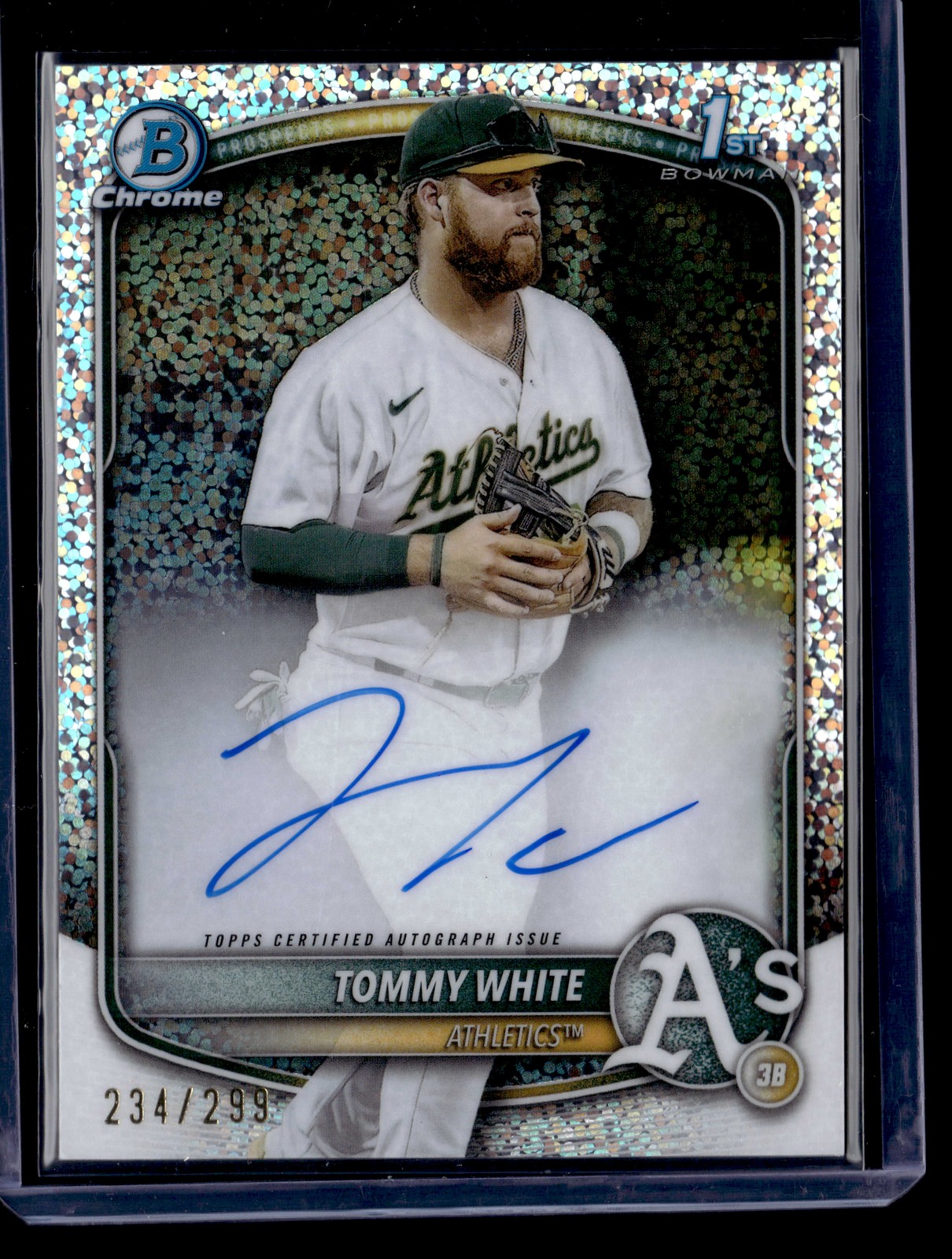 2025 Bowman Chrome #CPA-TWH Tommy White Prospect Auto Speckle Refractor #/299