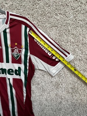 Fluminense★BRASIL★サッカーウェア★Mサイズ ★adidas Adidas Fluminense Jersey Men's Soccer Shirt Red Green Unimed