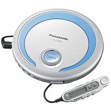 Used Very Good Panasonic Sl-Ct500-A Portable Cd Player Blue Vintage JPN Limited