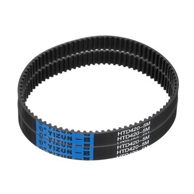 2pcs HTD-5M Rubber Timing Belt 84 Teeth 420mm Pitch Length x 15mm Width