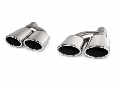 Endrohre Auspuffblende für Mercedes Benz C-Klasse W204 W203 - Bild 1 von 3
