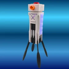 Laser X Gaming Tower – Interactive Target Base Powers On Lights Up