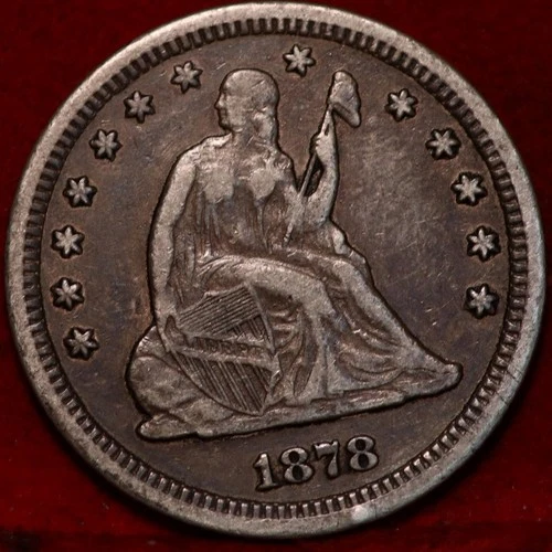 1878-CC Seated Liberty Quarter — photo from another recent sale