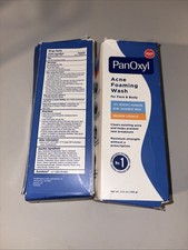 2X PanOxyl Foaming Acne Wash 10 Benzoyl Peroxide Maximum Strength 5.5 oz 8/27