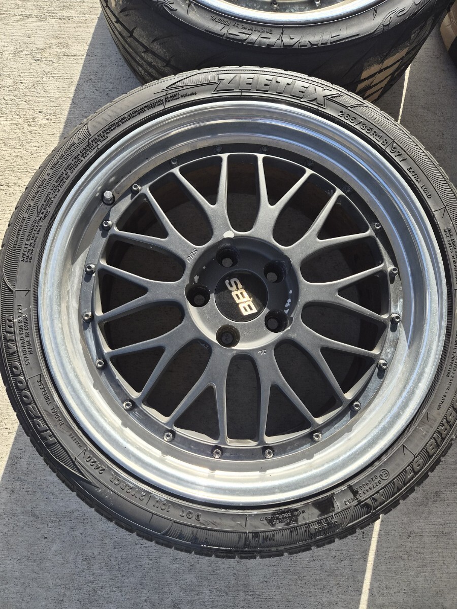 BBS LM080 LMP082 18-inch wheels, 8J+40 and 9J+42 offset, set of 4 