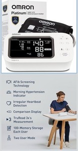 Omron Platinum BP5450 Upper Arm Digital Monitor AFib Screening Bluetooth