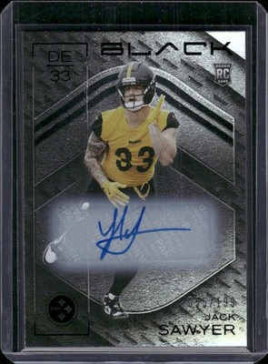 2025 Panini Black #155 Jack Sawyer Rookies Autographs #/199