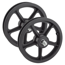 Premium 12 Front Mag Wheel Set With 38in Axle Black Rim Clincher Bicycle