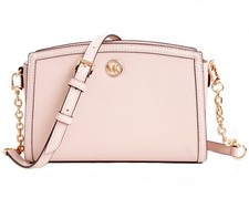 Michael Kors Sac Bandoulière Chantal Large EW XBODY Cuir Doux Rose Neuf