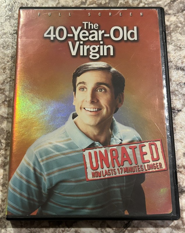 The 40-Year-Old Virgin (DVD 2005 Comedy) Steve Carrell Paul Rudd