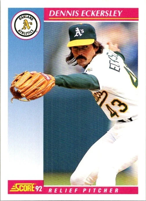 1992 Score Baseball (1-250) - You Pick - FREE SHIPPING 5+ Cards NM