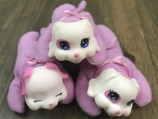 Vintage Hasbro Puppy Surprise Puppies Lot Of 3 Purple Babies