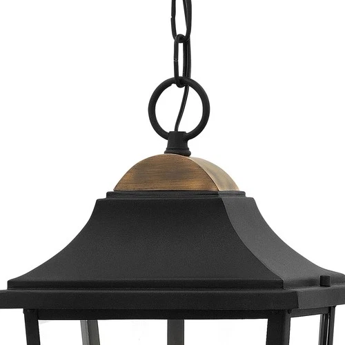 Hinkley Lighting 1972 2 Light Outdoor Small Pendant - Black - Picture 2 of 2