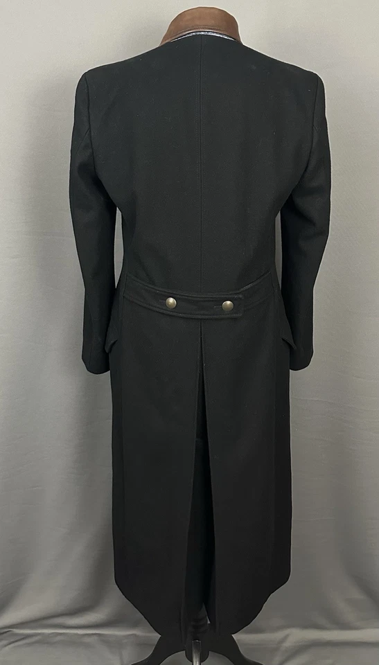 HUGO BOSS MAAS COAT - Black Wool Blend - Men's Size IT 48 - 38" Chest - Medium M - Image 4 of 4