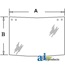 A-D129968 Glass, Rear, Center Match PN: D129968