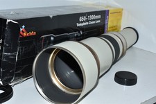Canon EOS DIGITAL DSLR fit 650 1300mm zoom lens 1200D 2000D 3000D 4000D + more
