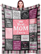 Gifts for Mom Blanket 60"X50", Mothers Day Christmas Birthday Gifts for Mom from
