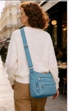 VOLGANIK ROCK RFID Purses for Women Fabric Nylon Multi Pocket Crossbody Bag