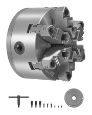 VEVOR φ160mm 6-Backen-Drehfutter Spannfutter mit D1-4 Cam Lock-Trägerplatte