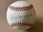 Hank Aaron Autographed Rawlings Official Ball Major League Baseball No COA