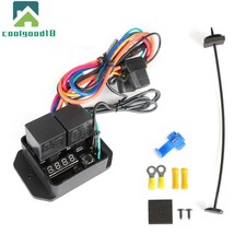 Adjustable Temperature Range Dual Relay Digital Radiator Fans Controller