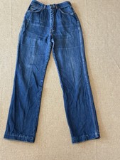 P.S. Gitano Womens Vintage High Waist Cotton Dark Denim Mom Jeans 80s 90s 25x30