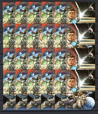 8 Different Blocks 20 Times Each Chad 80s/90s Football, Apollo 11, Olympics 72