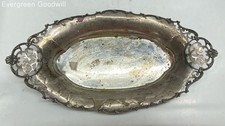 Towel Mermod Jaccard & Co 12x6.5 Inch Sterling Silver Tray 291 Grams