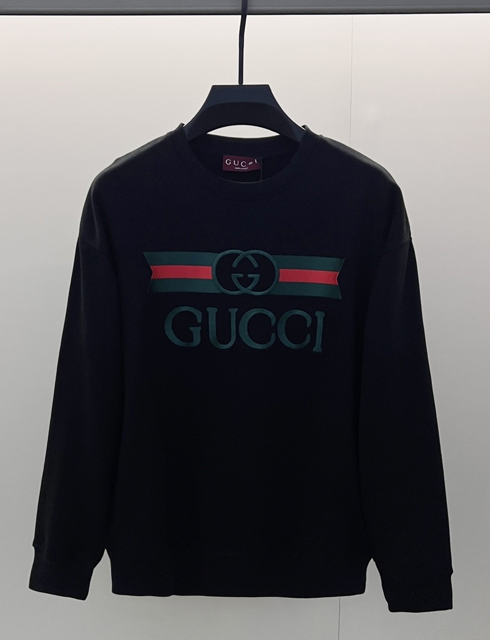 25SS Embroidered Logo Round Neck Long Sleeve Tee for Men & Women