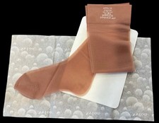 Vtg Agilon Stretch Nylon Stockings Sz 9 Lngth 30 Suntan1 Pair