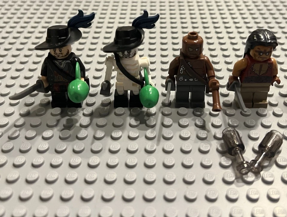 LEGO Piratas del Caribe Minifiguras Lote de 7 con Accesorios — Excelente Estado Foto 2 de 4
