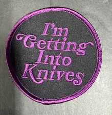The Mountain Goats - I'm Getting Into Knives - Promo Album Iron On Patch Badge