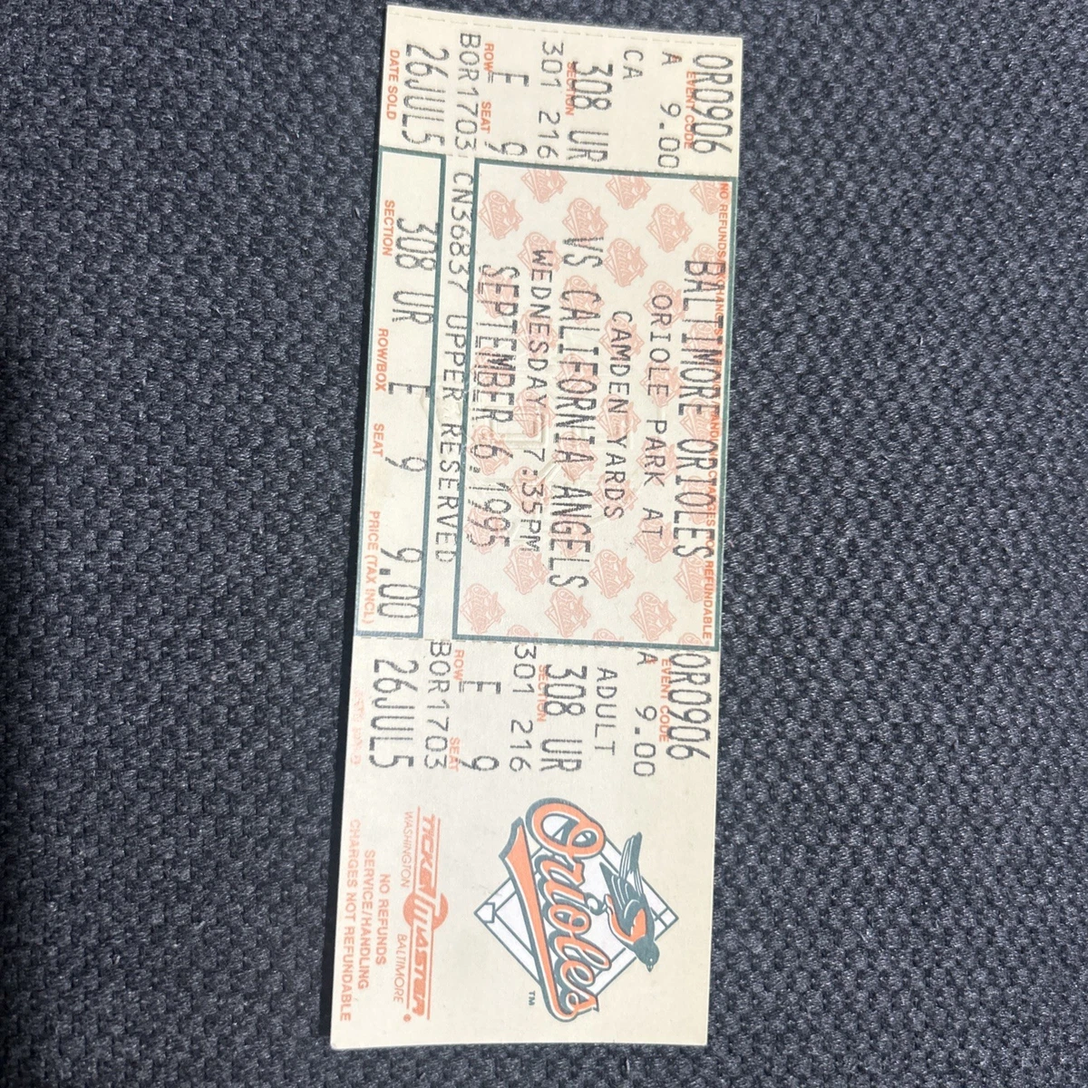 25+ Vintage Sports Ticket Stubs 1995 for sale | Updated Oct 2026