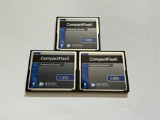 Lot of 3pcs 1gb Wintec in USA compactflash CF type I Card CANON NIKON CF camera