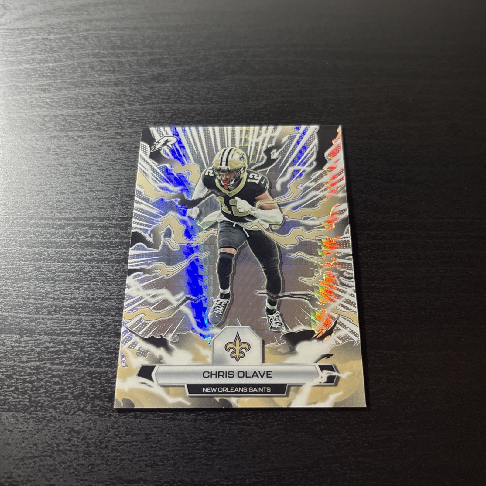 2025 Topps Resurgence Chris Olave #69 Prism Refractor New Orleans Saints