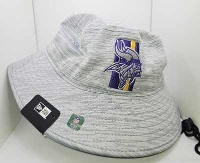 New Era Gray Minnesota Vikings 2021 NFL Training Camp Official Panama Bucket Hat