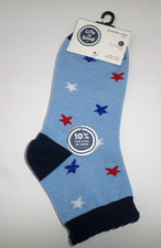 Life Is Good Quarter Socks Girls Large Shoe Size 13-4 Multicolor Star Print