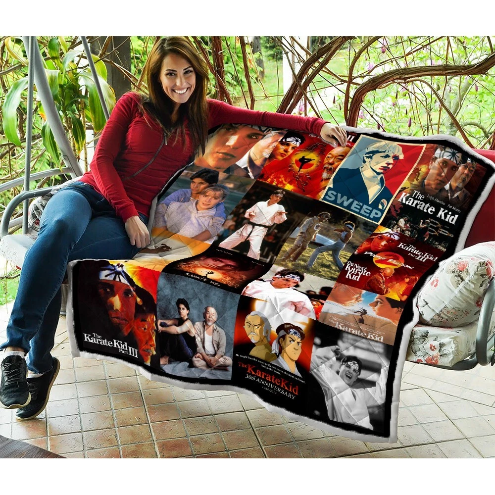 Karate Kid Quilt, The Karate Kid movie Quilt Blanket