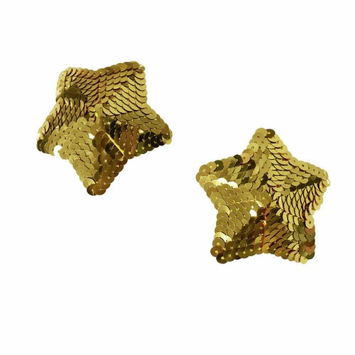 Sequin Star Tassel Breast Nipple Covers Pasties Party Christmas Self Adhesive - Picture 49 of 112