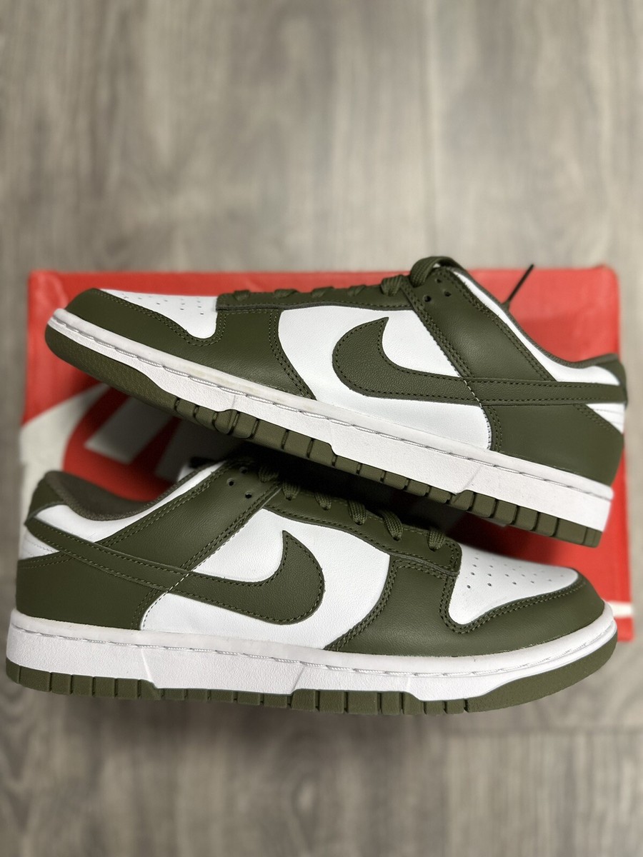 Nike Dunk Low Medium Olive Green DD1503-120 New Womens Size 9W | eBay