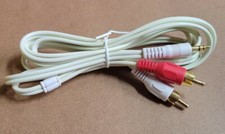 1 Pc Audio Cable 3.5 mm Stereo Male to 2 RCA Plugs